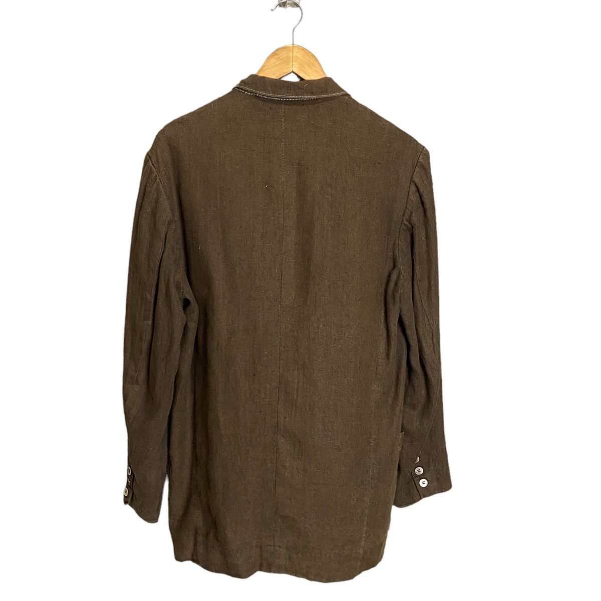 Japanese Brand workshop by yohji yamamoto hemp button jacket Size US M / EU 48-50 / 2 - 2 Thumbnail