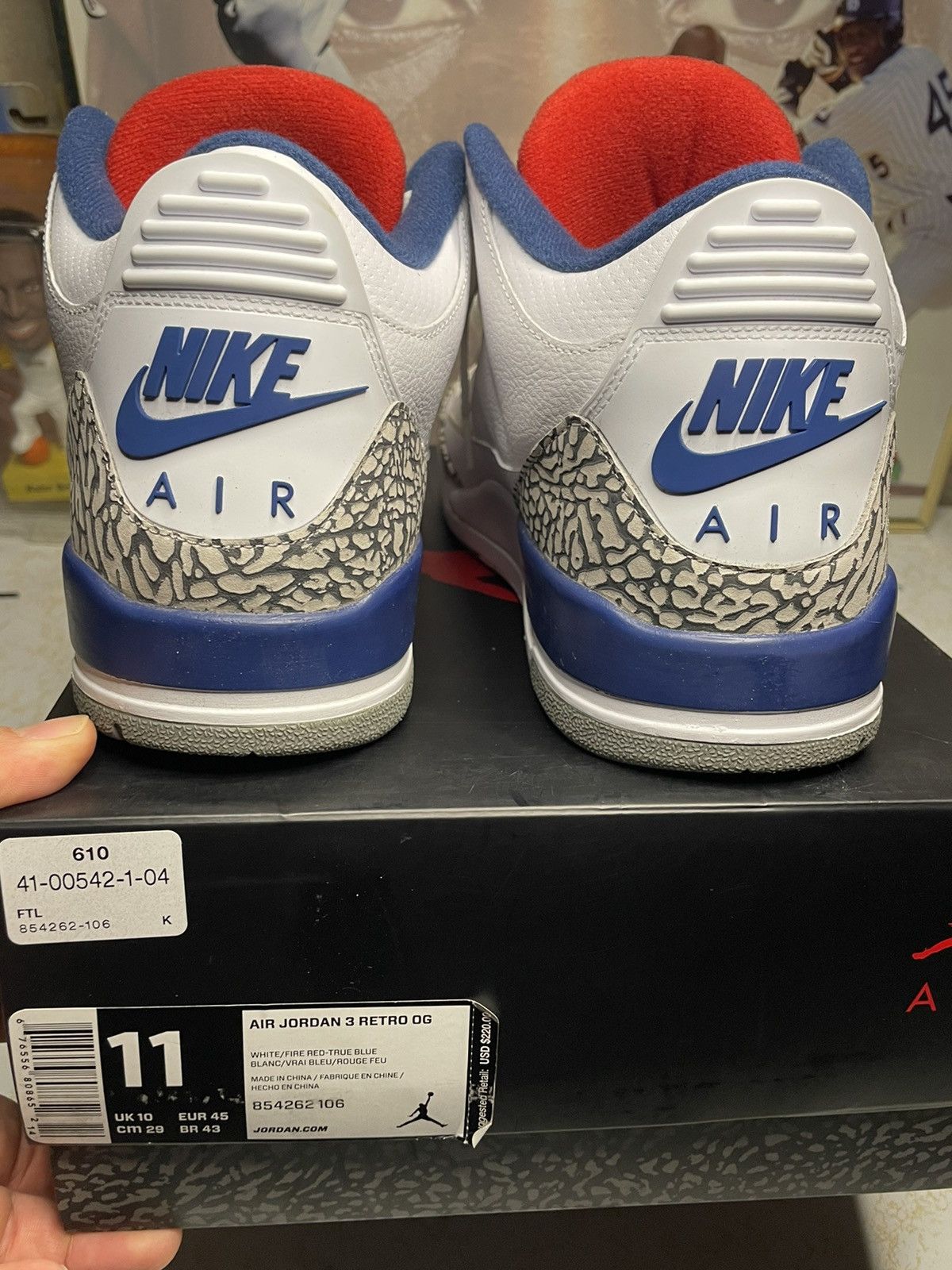 Jordan Retro 'true blue'