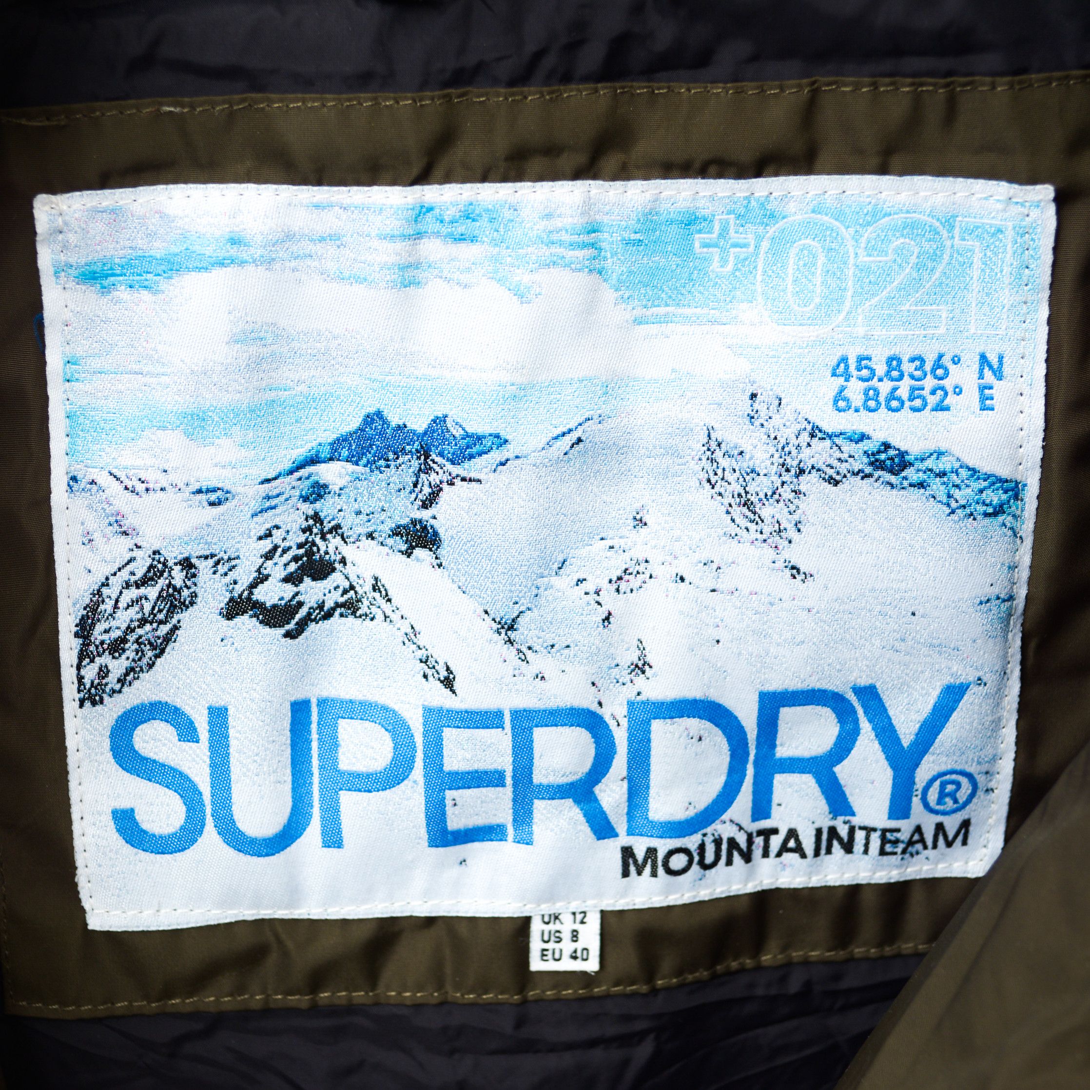 Superdry G50002ER UK 12 Puffer Padded US 8 Jacket Parka Coat EU 40 Size M / US 6-8 / IT 42-44 - 3 Thumbnail