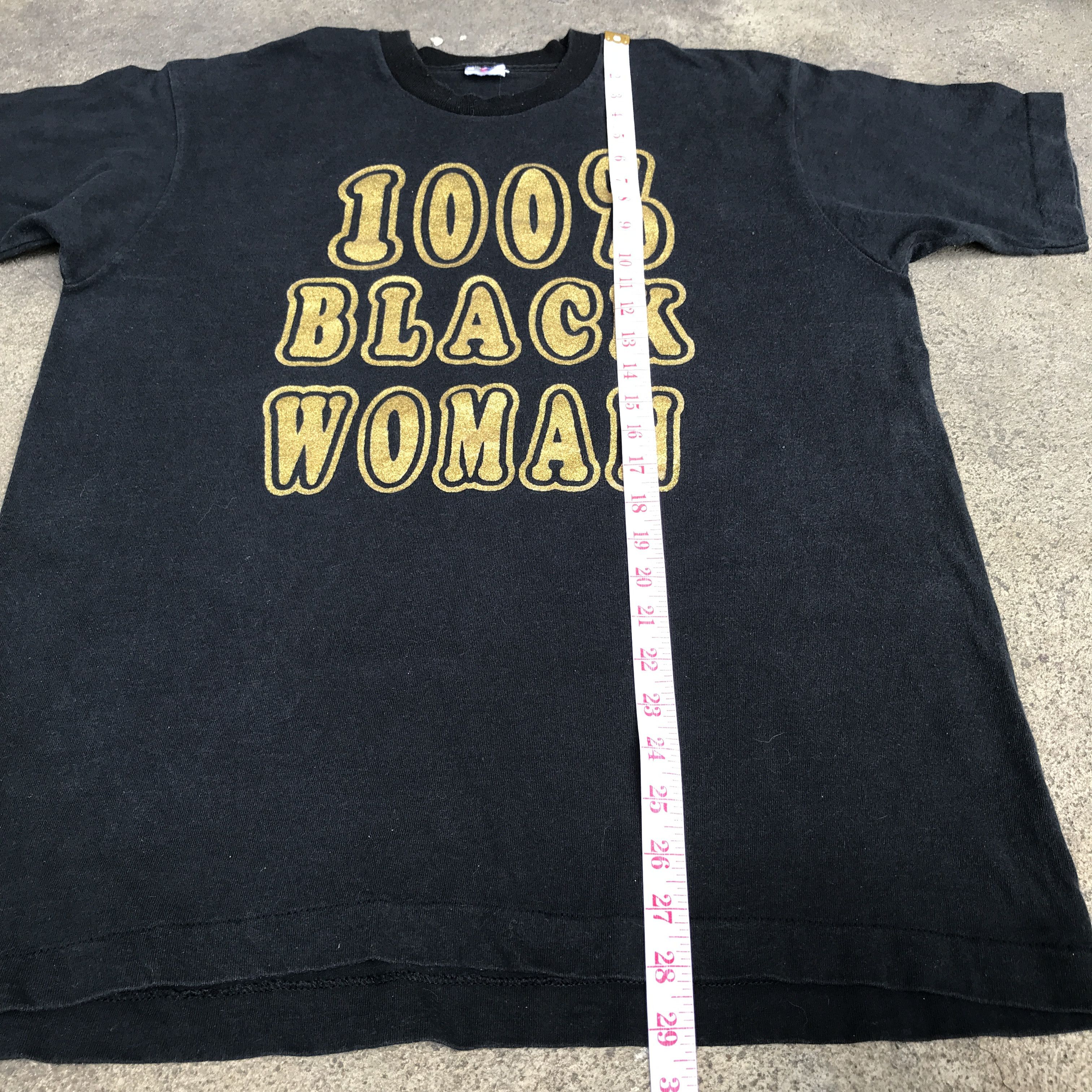 Rap Tees × Vintage Vintage 90s 100% black woman African Americans Tee Size US L / EU 52-54 / 3 - 5 Thumbnail