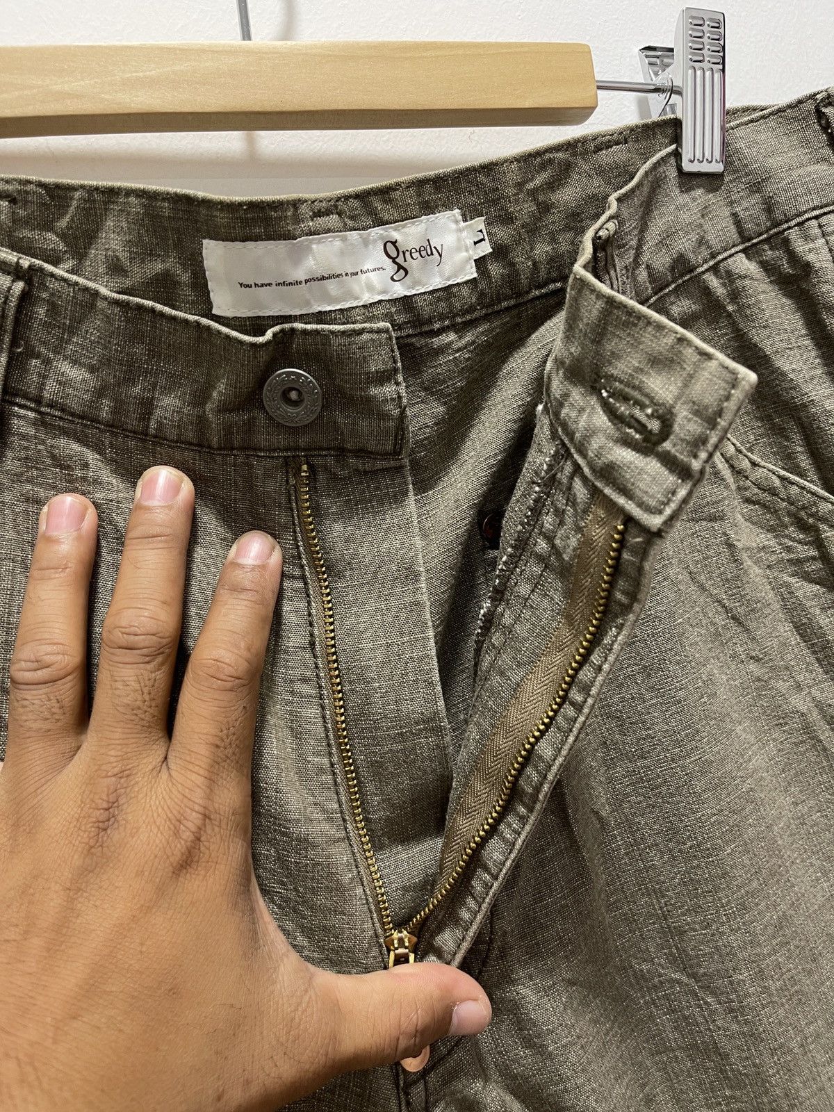 Japanese Brand × Vintage JAPANESE GREEDY RECONSTRUCTED FLARE CARPENTER PANTS Size US 32 / EU 48 - 6 Thumbnail