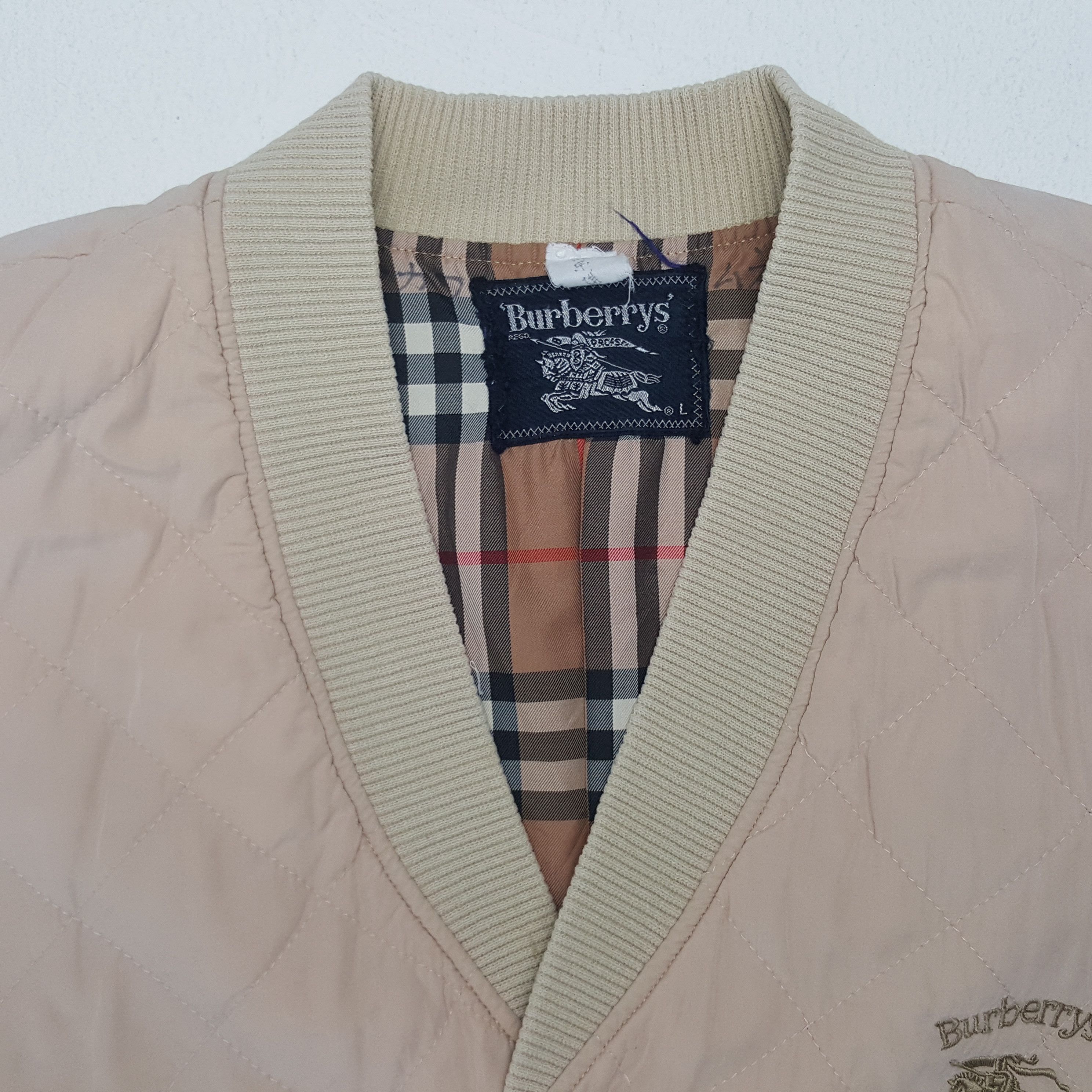 Burberry × Vintage Vintage Burberry London Vest Jacket Size US L / EU 52-54 / 3 - 4 Thumbnail