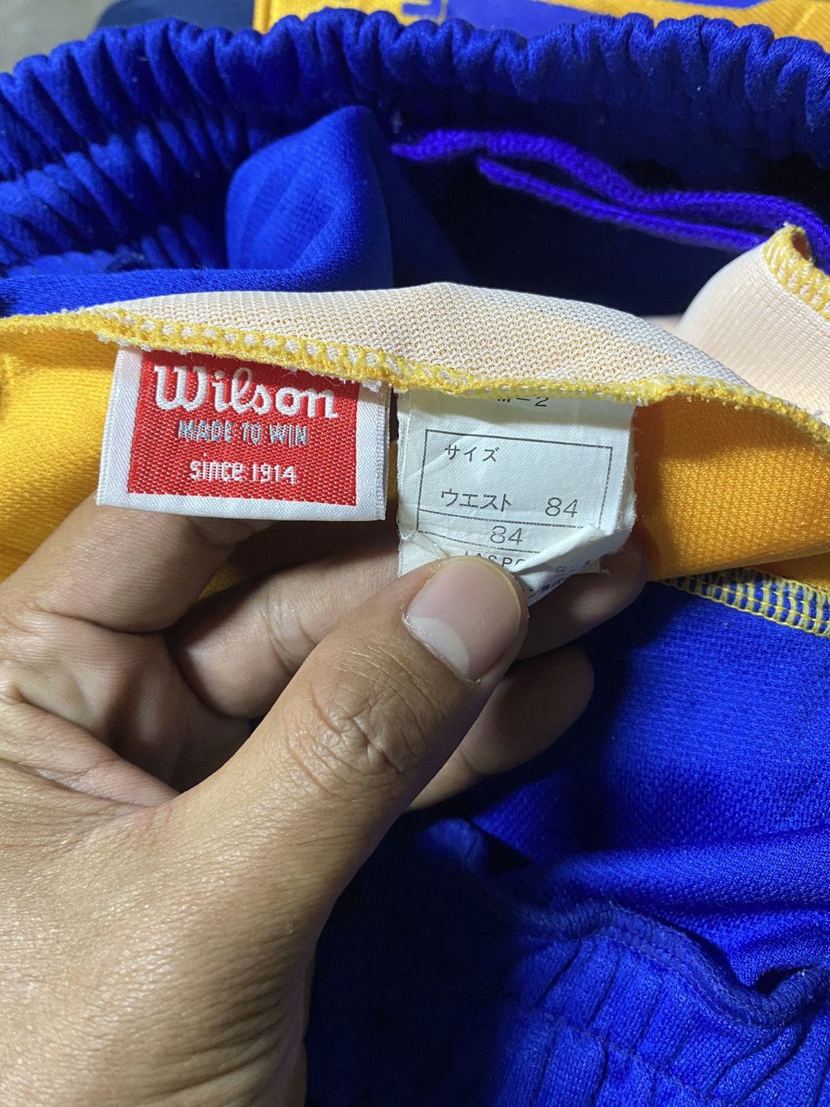NBA × Vintage × Wilson Vintage Wilson Track Bottom 🔥 Size US 36 / EU 52 - 6 Thumbnail