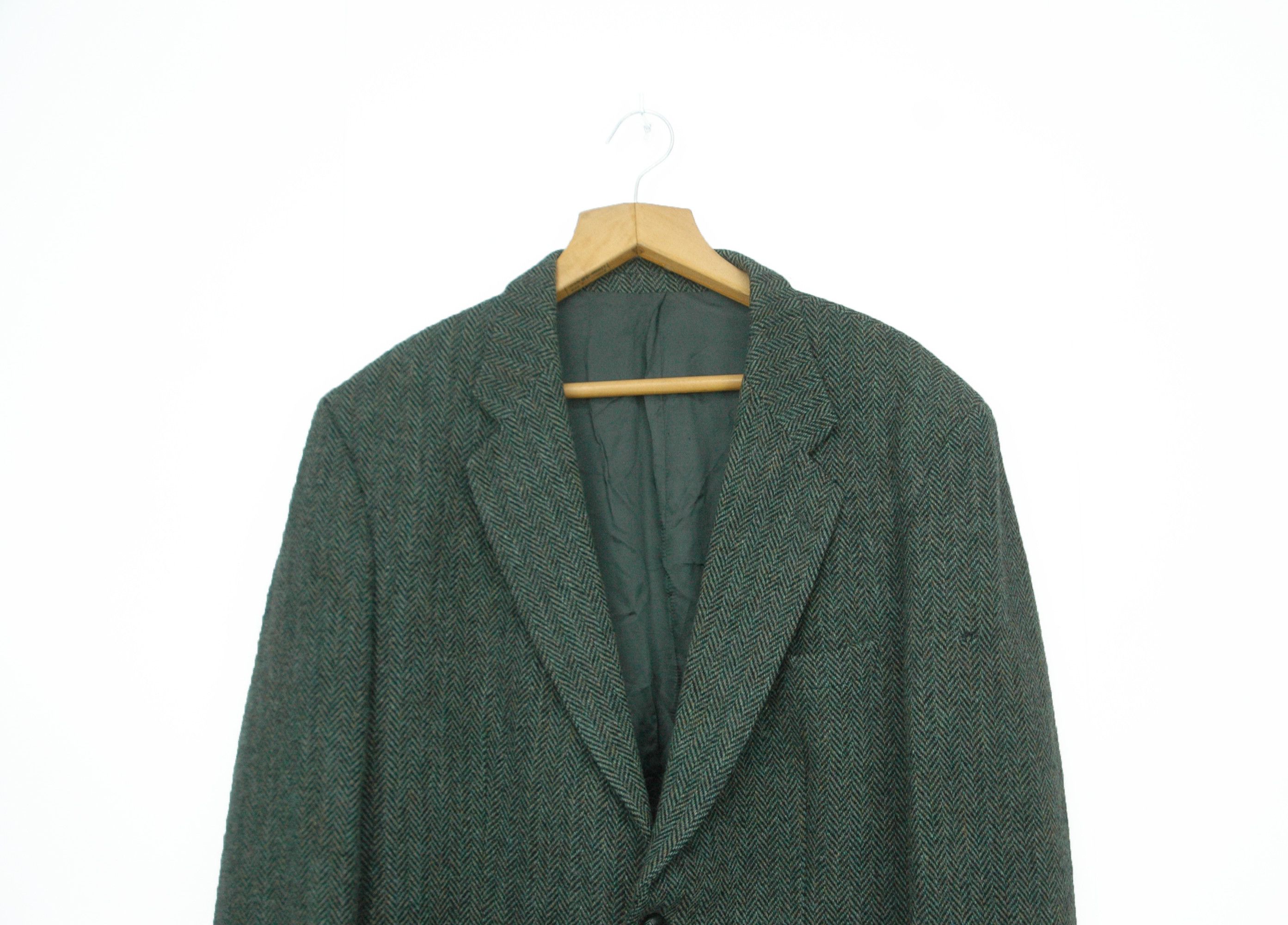 Harris Tweed Harris Tweed 100% Wool Blazer Jacket Size US XL / EU 56 / 4 - 2 Thumbnail