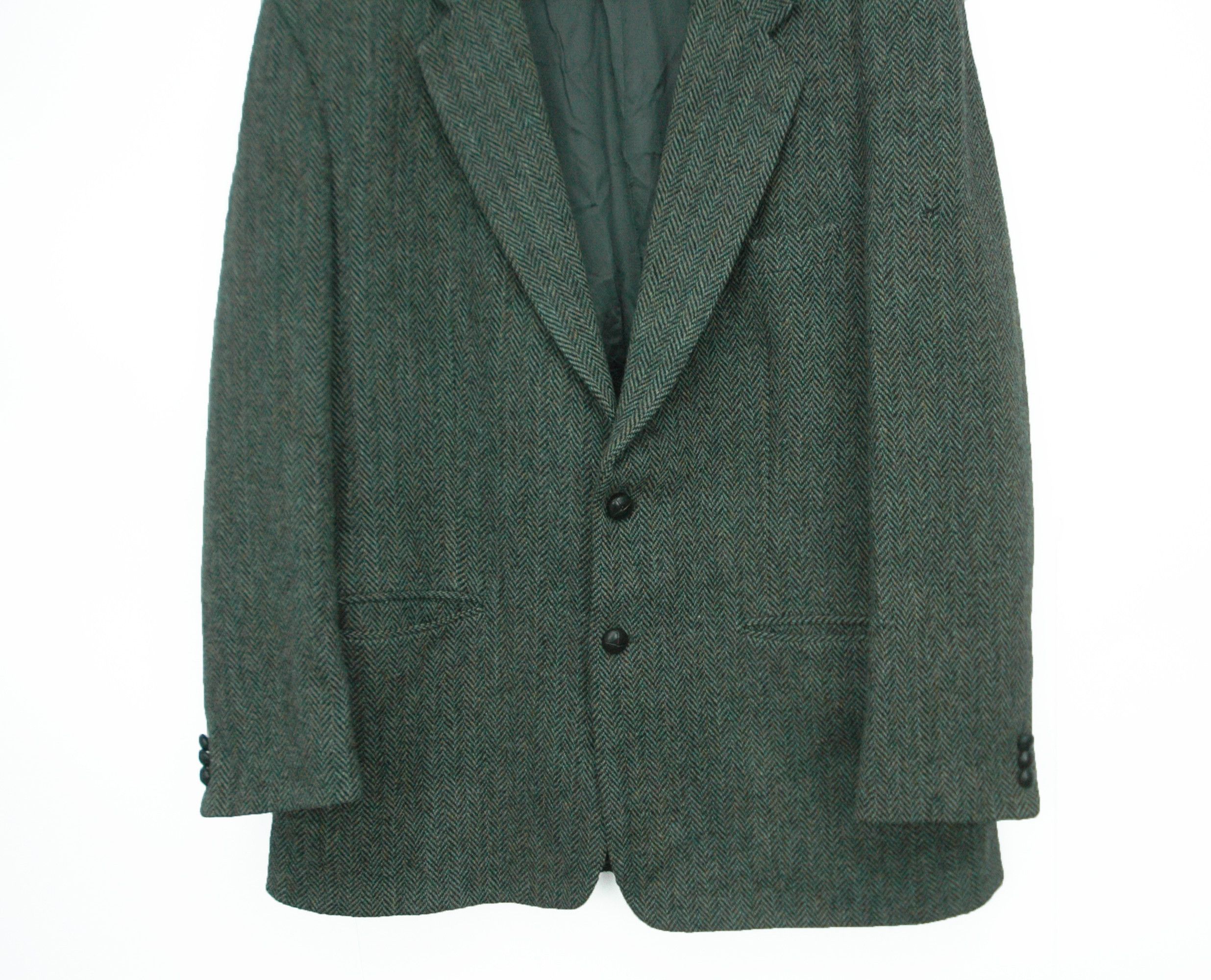 Harris Tweed Harris Tweed 100% Wool Blazer Jacket Size US XL / EU 56 / 4 - 4 Thumbnail