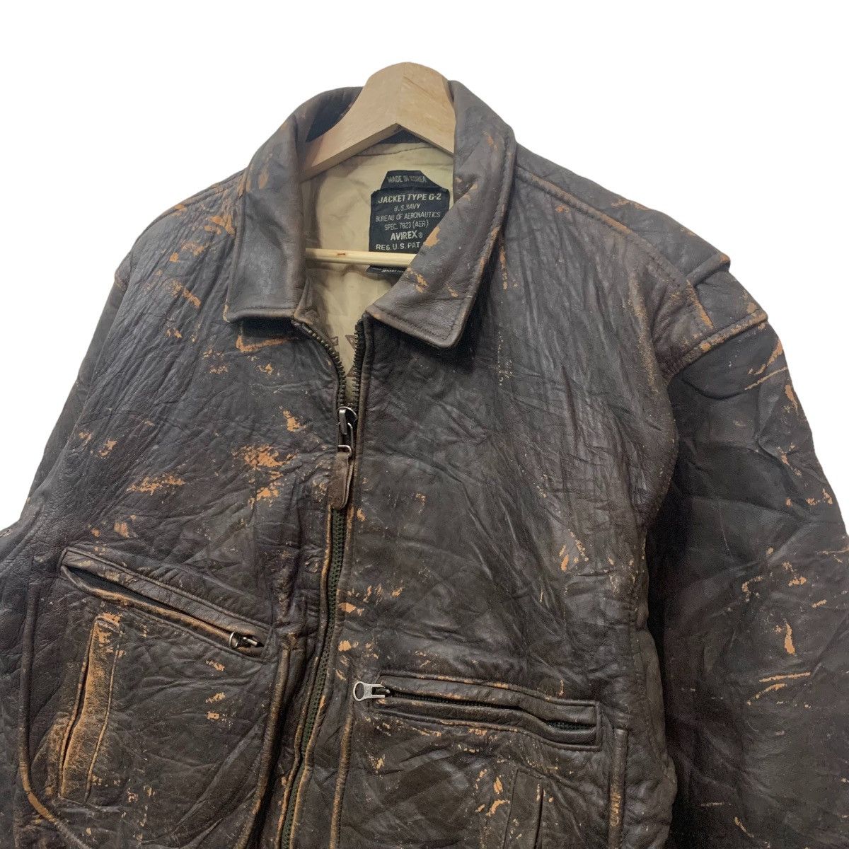Vintage 1987 Avirex Type G-2 US Navy Flight Jacket