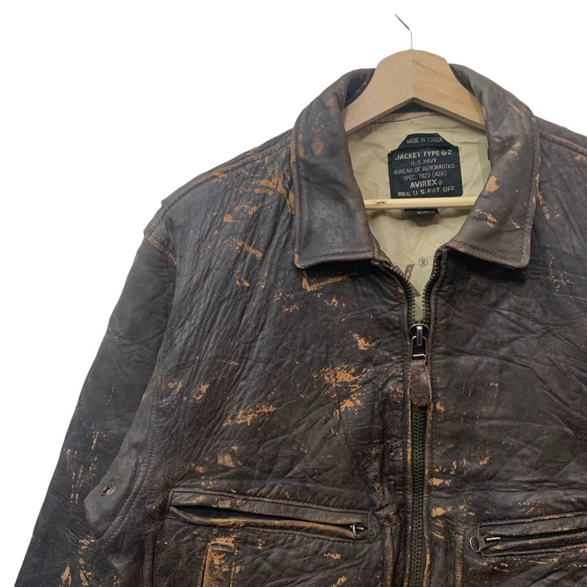Vintage 1987 Avirex Type G-2 US Navy Flight Jacket
