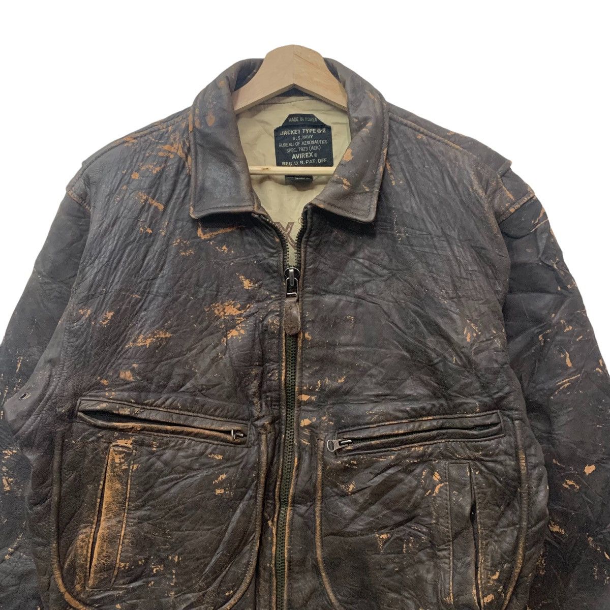 Vintage 1987 Avirex Type G-2 US Navy Flight Jacket