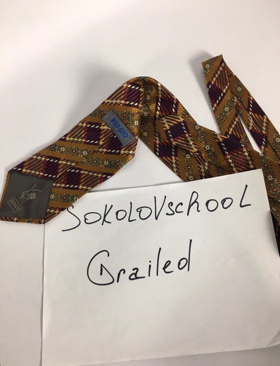 Kenzo Kenzo Luxury Street Fashion Tie Size ONE SIZE - 6 Thumbnail