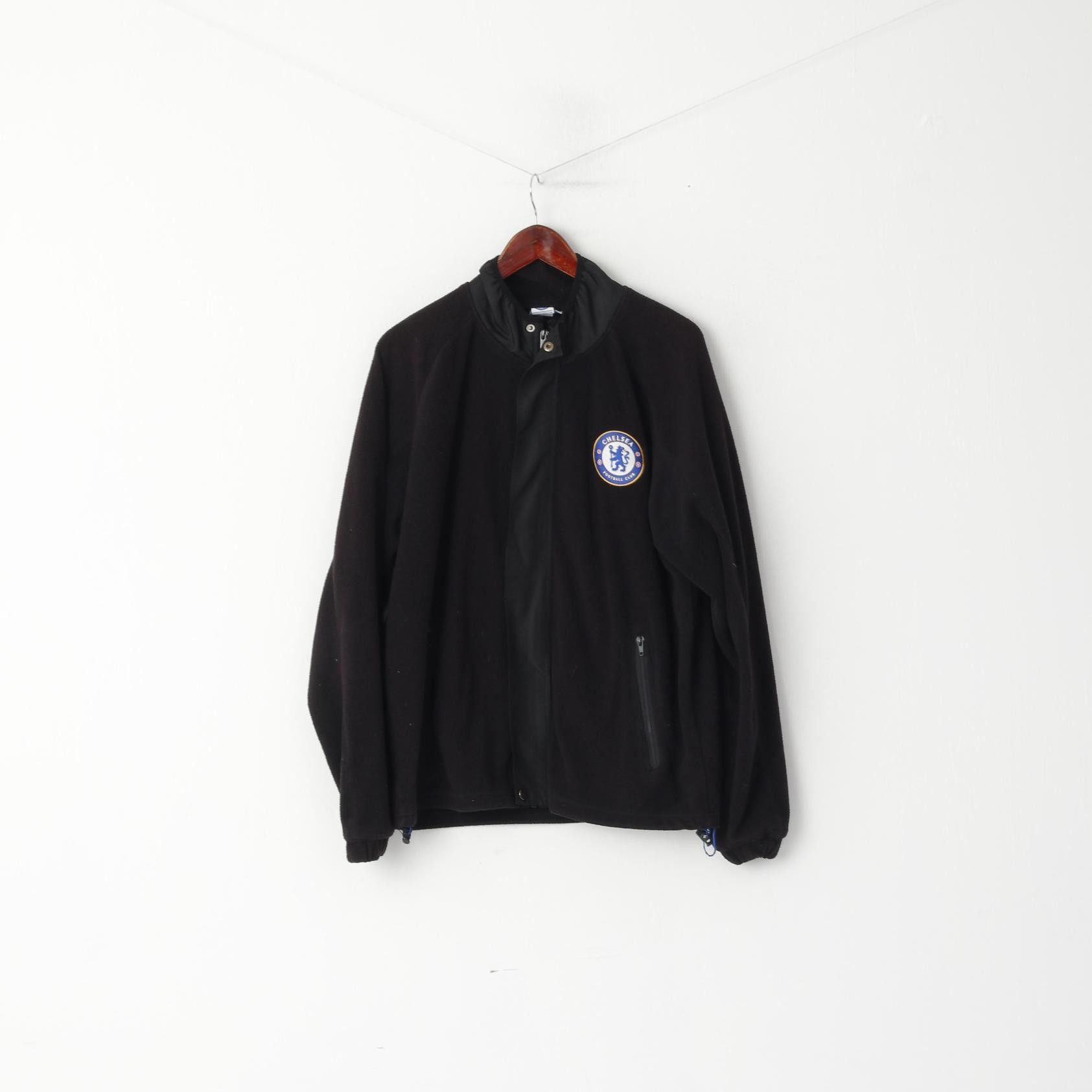 Other Chelsea Football Club Men XL Fleece Top Black 0455 Size US XL / EU 56 / 4 - 2 Thumbnail