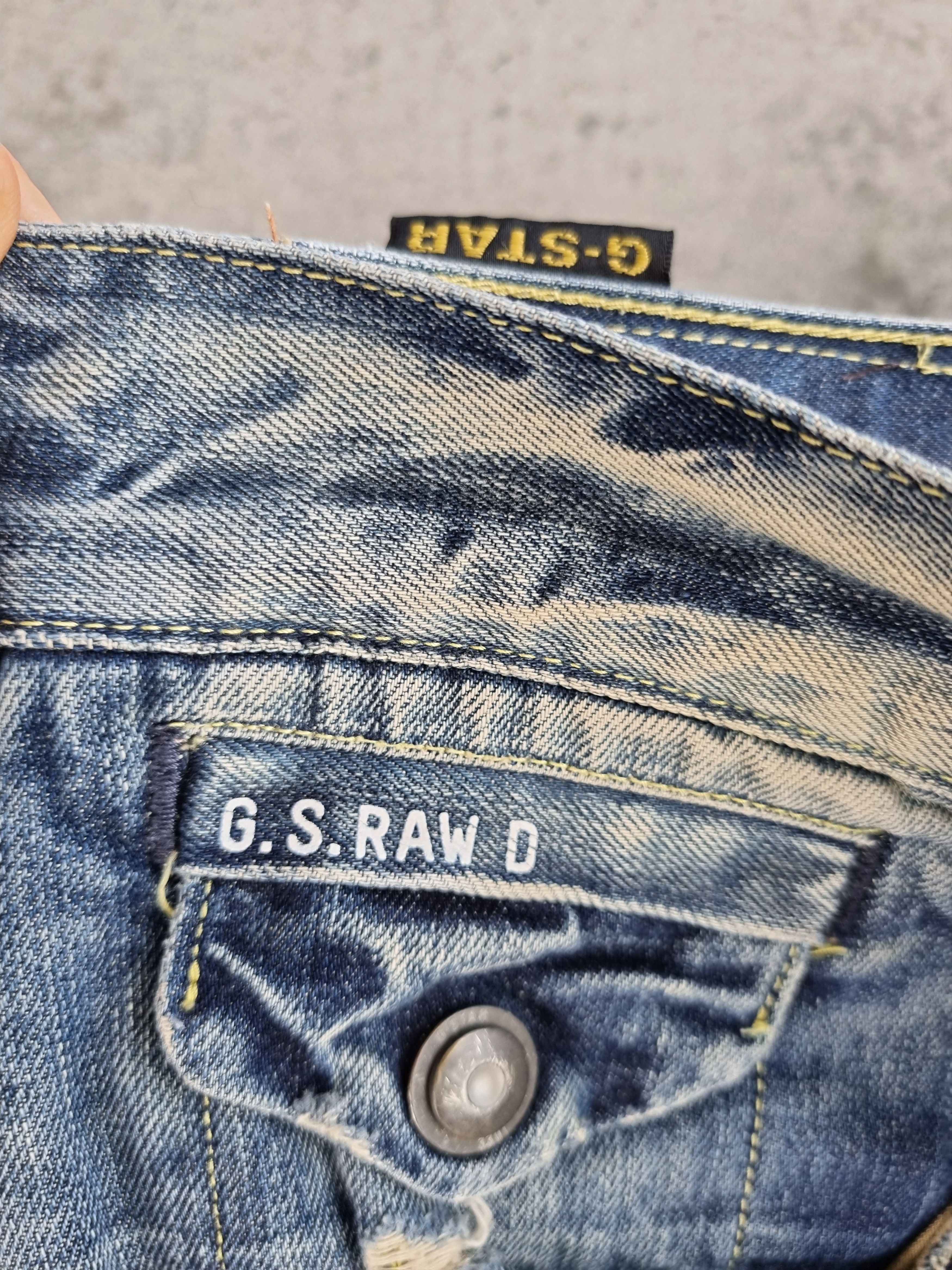 G-Star G Star RAW Moris Tapered Italian Denim Jeans Size US 36 / EU 52 - 7 Thumbnail