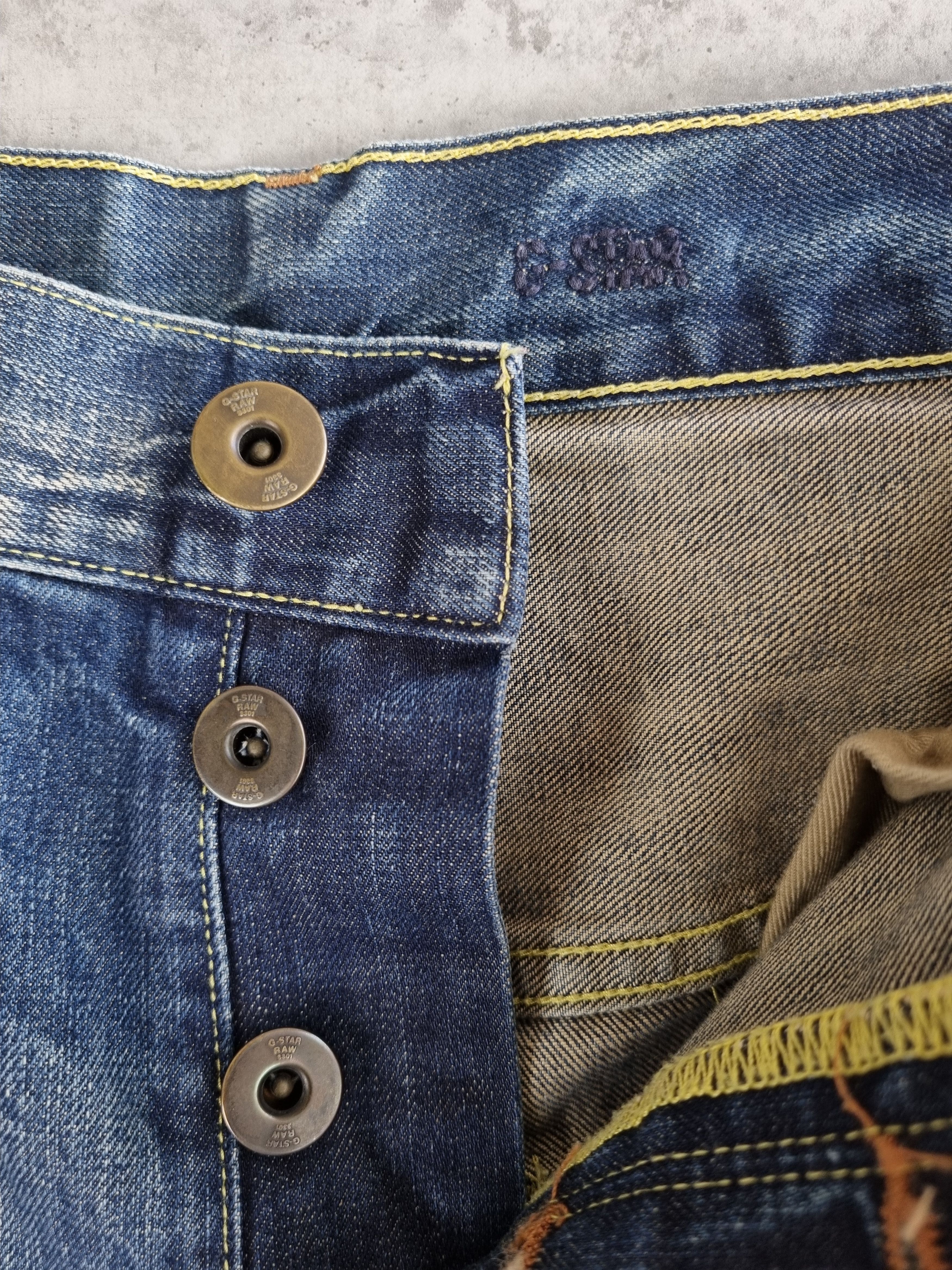 G-Star G Star RAW Moris Tapered Italian Denim Jeans Size US 36 / EU 52 - 8 Thumbnail