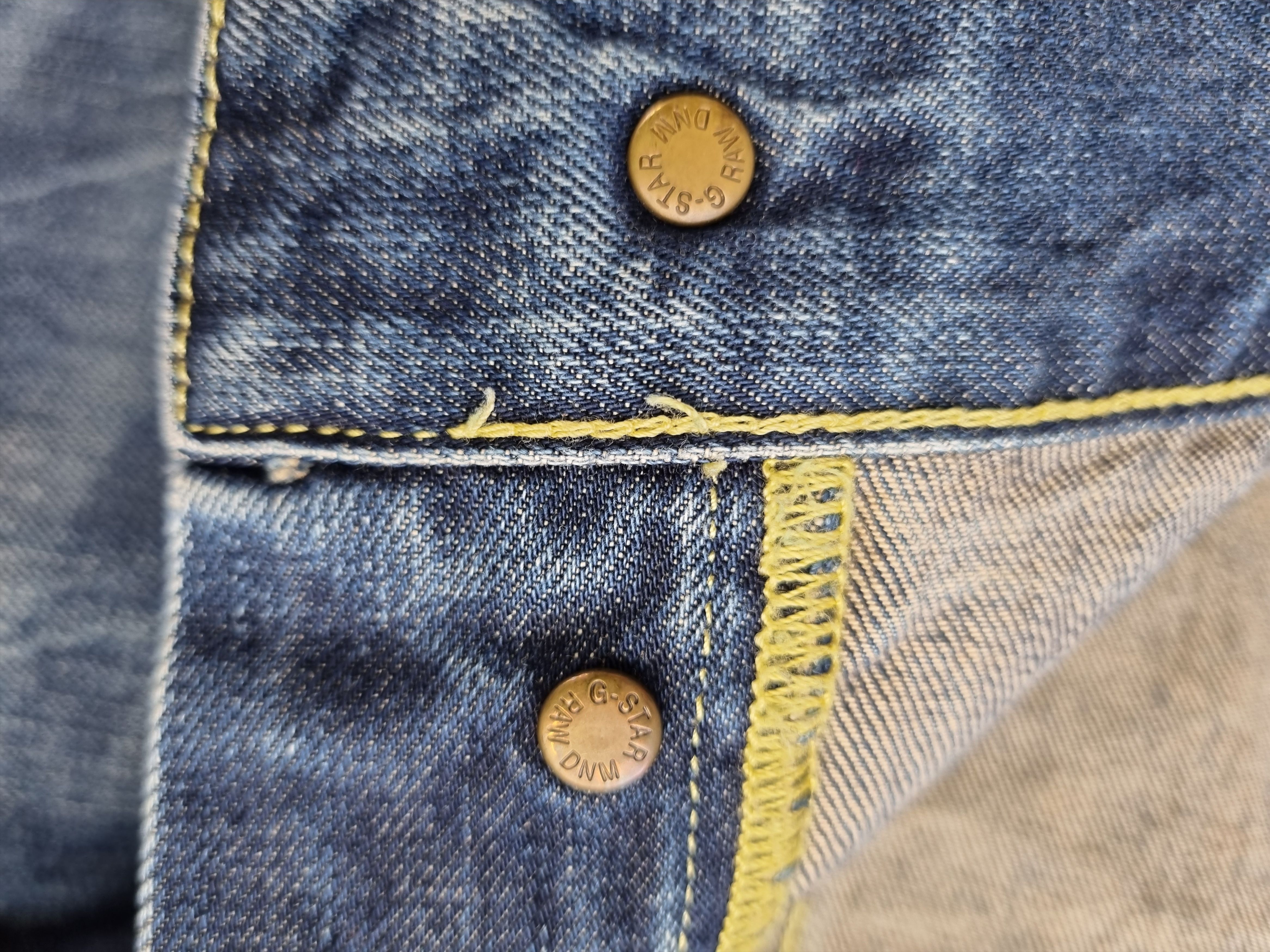 G-Star G Star RAW Moris Tapered Italian Denim Jeans Size US 36 / EU 52 - 11 Thumbnail