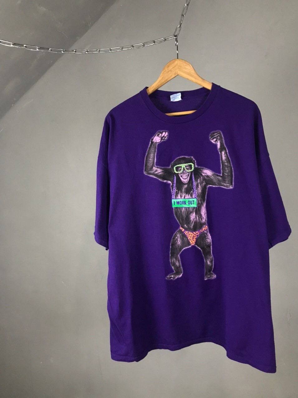Other Animal vintage monkey tee Size US XXL / EU 58 / 5 - 1 Thumbnail