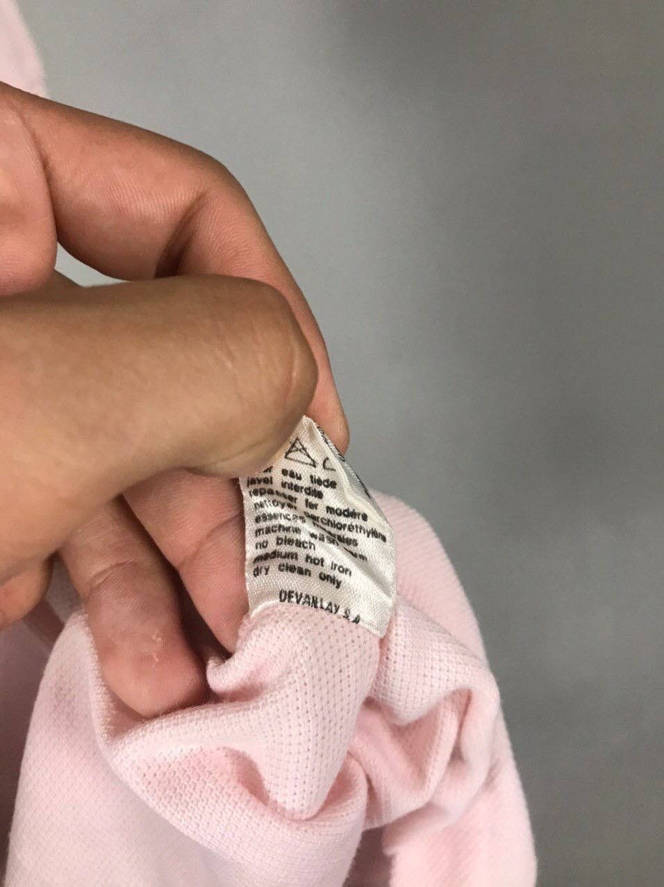 Lacoste × Vintage Lacoste vintage luxury pink polo tee Size US XS / EU 42 / 0 - 6 Thumbnail
