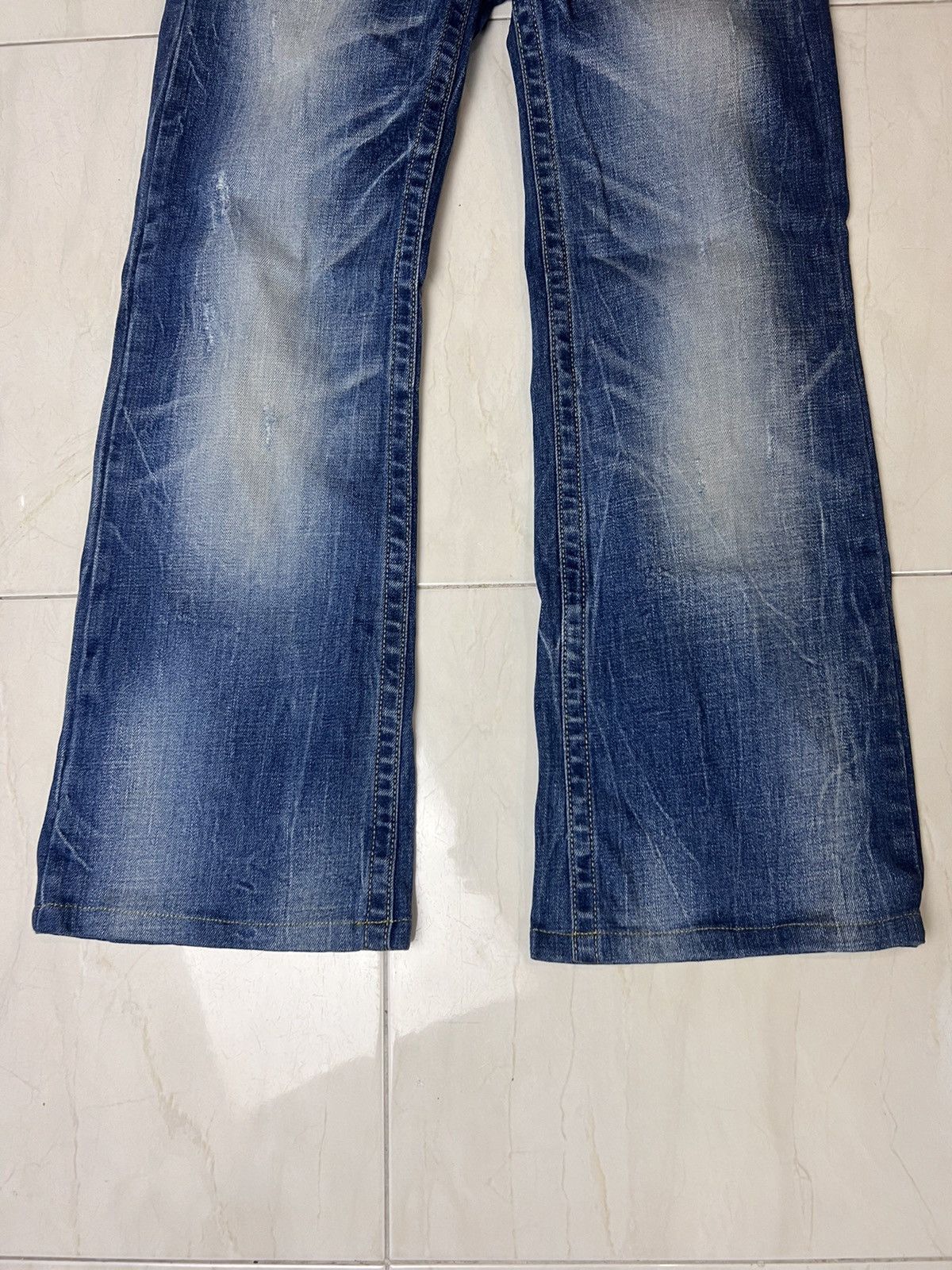 Japanese Brand Stylish Red Pepper Distressed Style Jeans Size 28" / US 6 / IT 42 - 5 Thumbnail