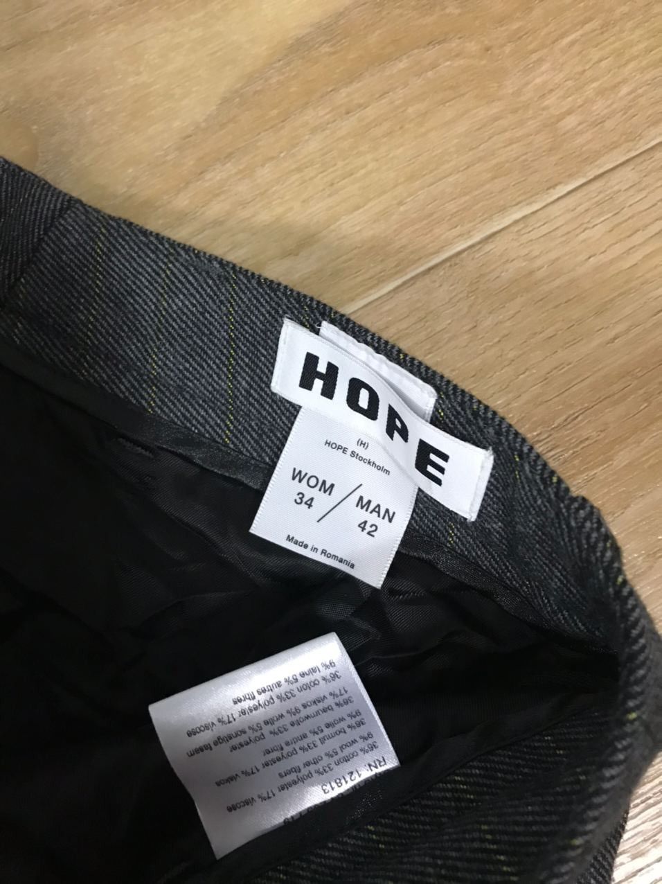 Vintage Hope luxury wool pants Size US 28 / EU 44 - 6 Thumbnail