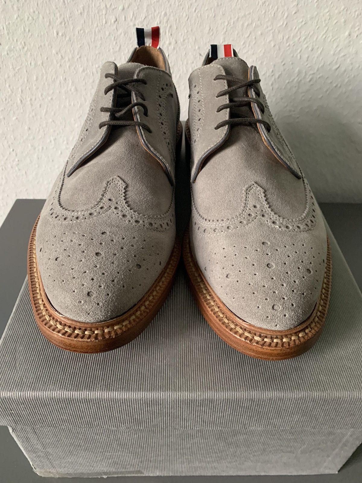 Thom Browne Thom Browne Classic Longwing Brogue Suede Size US 9 / EU 42 - 5 Thumbnail
