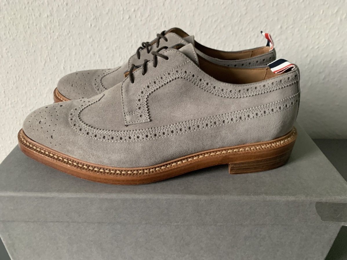 Thom Browne Thom Browne Leather Sole Longwing Brogue shoes