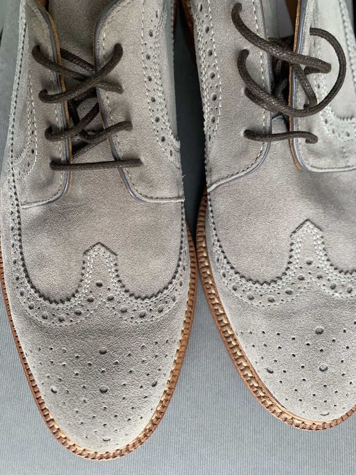 Thom Browne Thom Browne Classic Longwing Brogue Suede Size US 9 / EU 42 - 7 Thumbnail