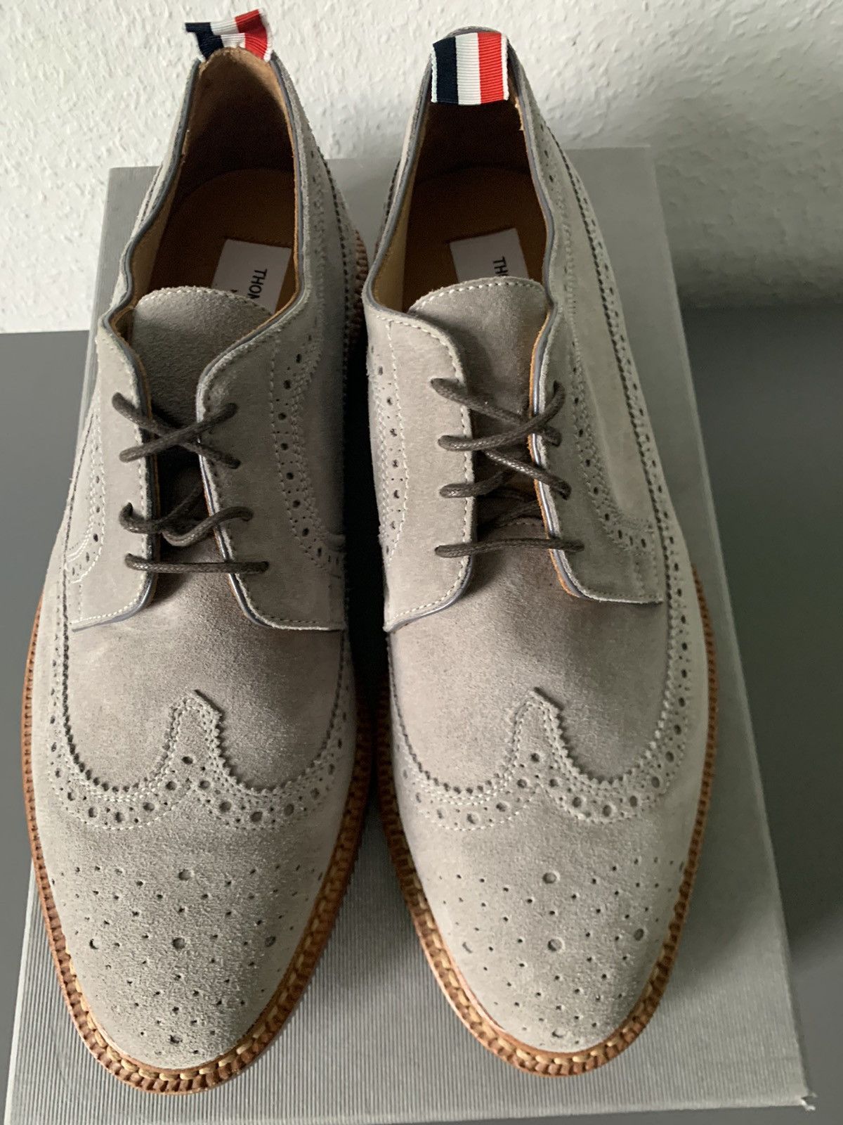 Thom Browne Thom Browne Classic Longwing Brogue Suede Size US 9 / EU 42 - 4 Thumbnail