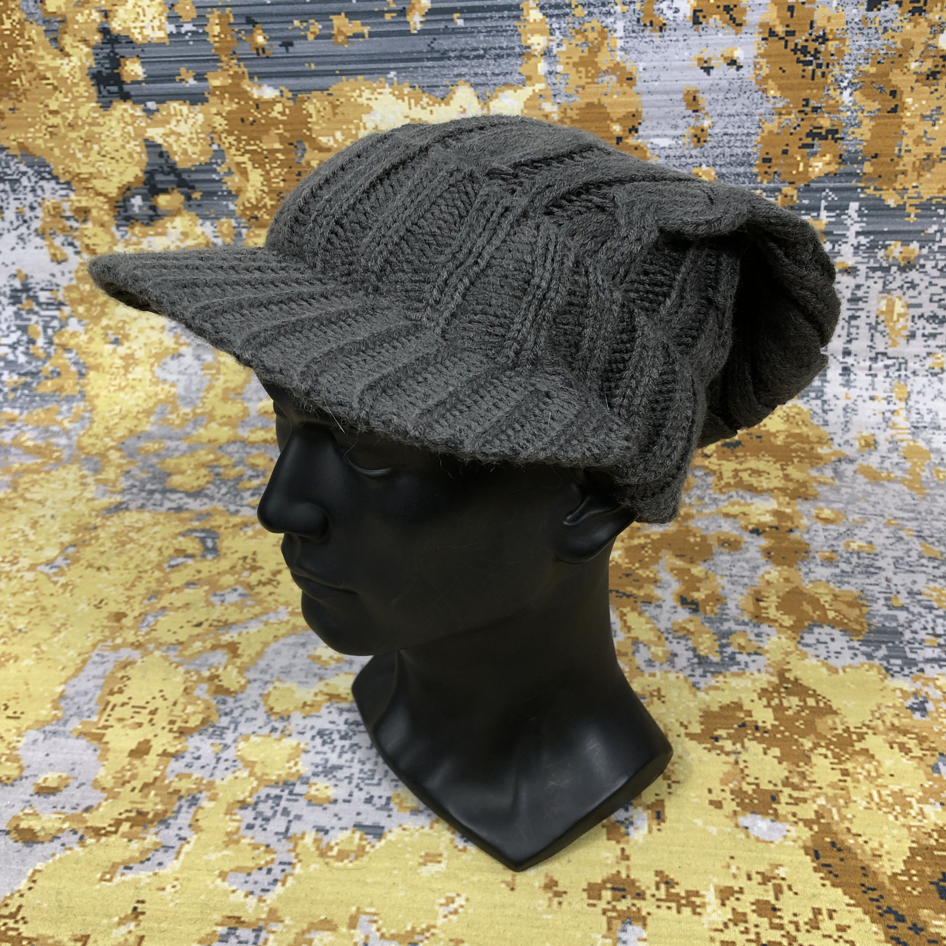 Japanese Brand Vintage Unknown Slouchy Visor Beanie Hat B1594 Size ONE SIZE - 1 Thumbnail