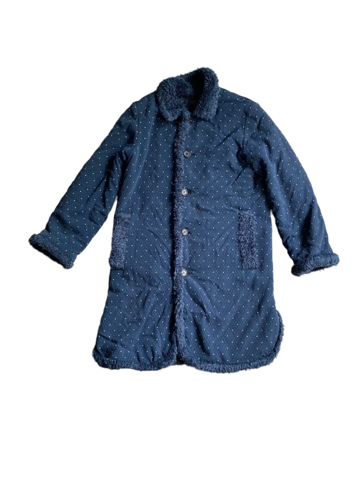 Undercover Undercover AW03-04 Paper Doll Shearling Polka Dot Coat Size M / US 6-8 / IT 42-44 - 2 Thumbnail