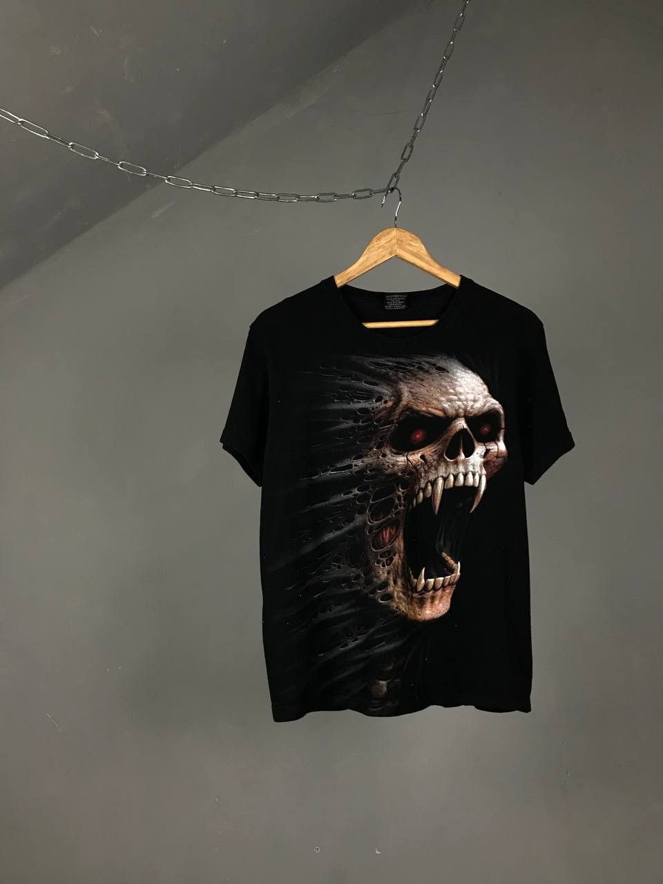 Vintage Skulls vintage rock overprinted tee Size US S / EU 44-46 / 1 - 1 Thumbnail
