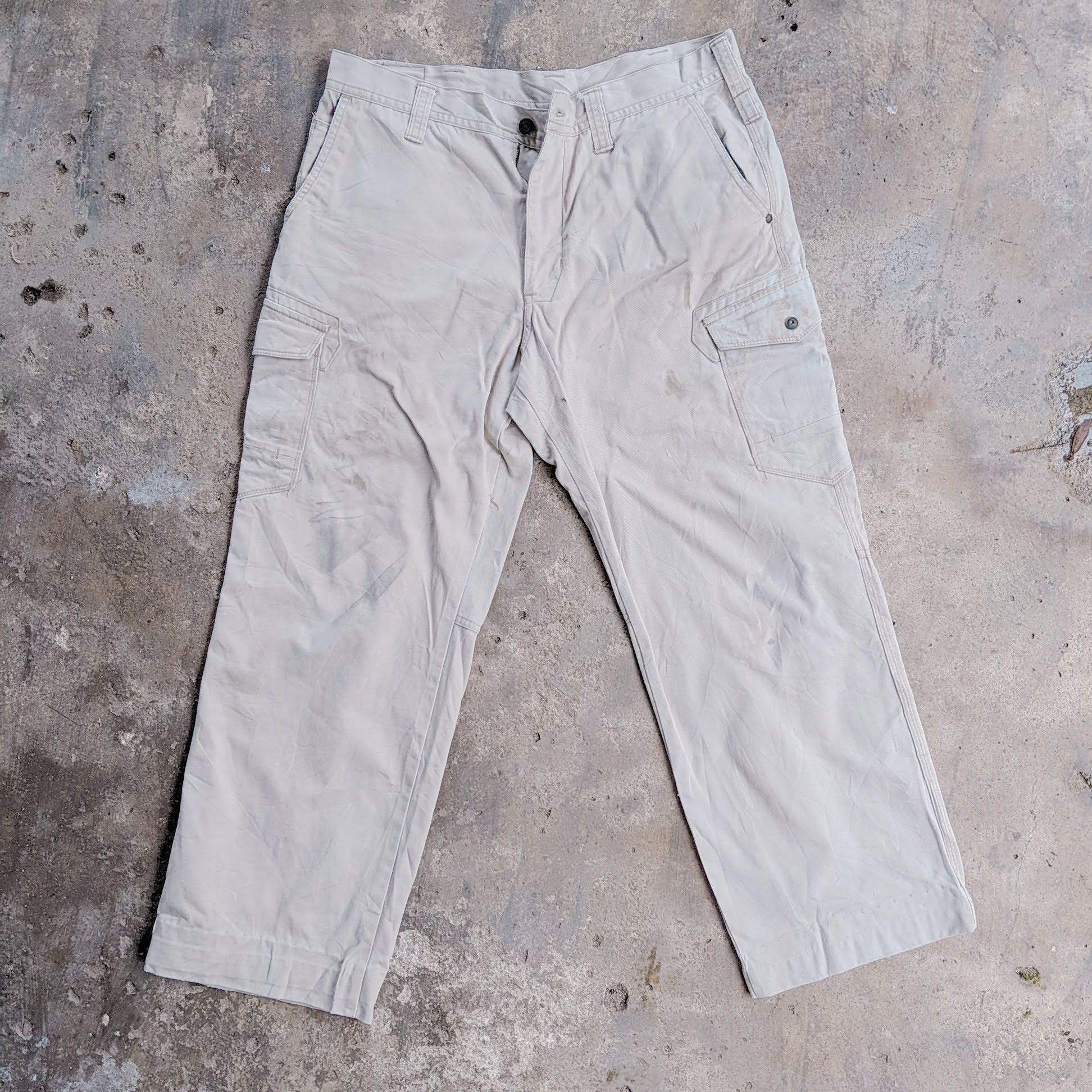 Japanese Brand Dirty!! Evenriver USX Workwear Trousers Casual Cargo Pants Size US 33 - 1 Thumbnail