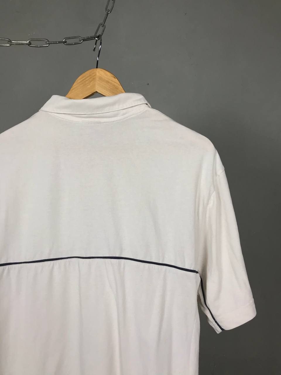 Nike × Vintage Nike Court swoosh streetwear vintage polo tee Size US L / EU 52-54 / 3 - 8 Thumbnail