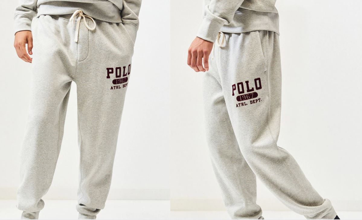 Polo Ralph Lauren Polo Ralph Lauren Heather Grey Vintage Sweatpants XL Size US 38 / EU 54 - 1 Thumbnail