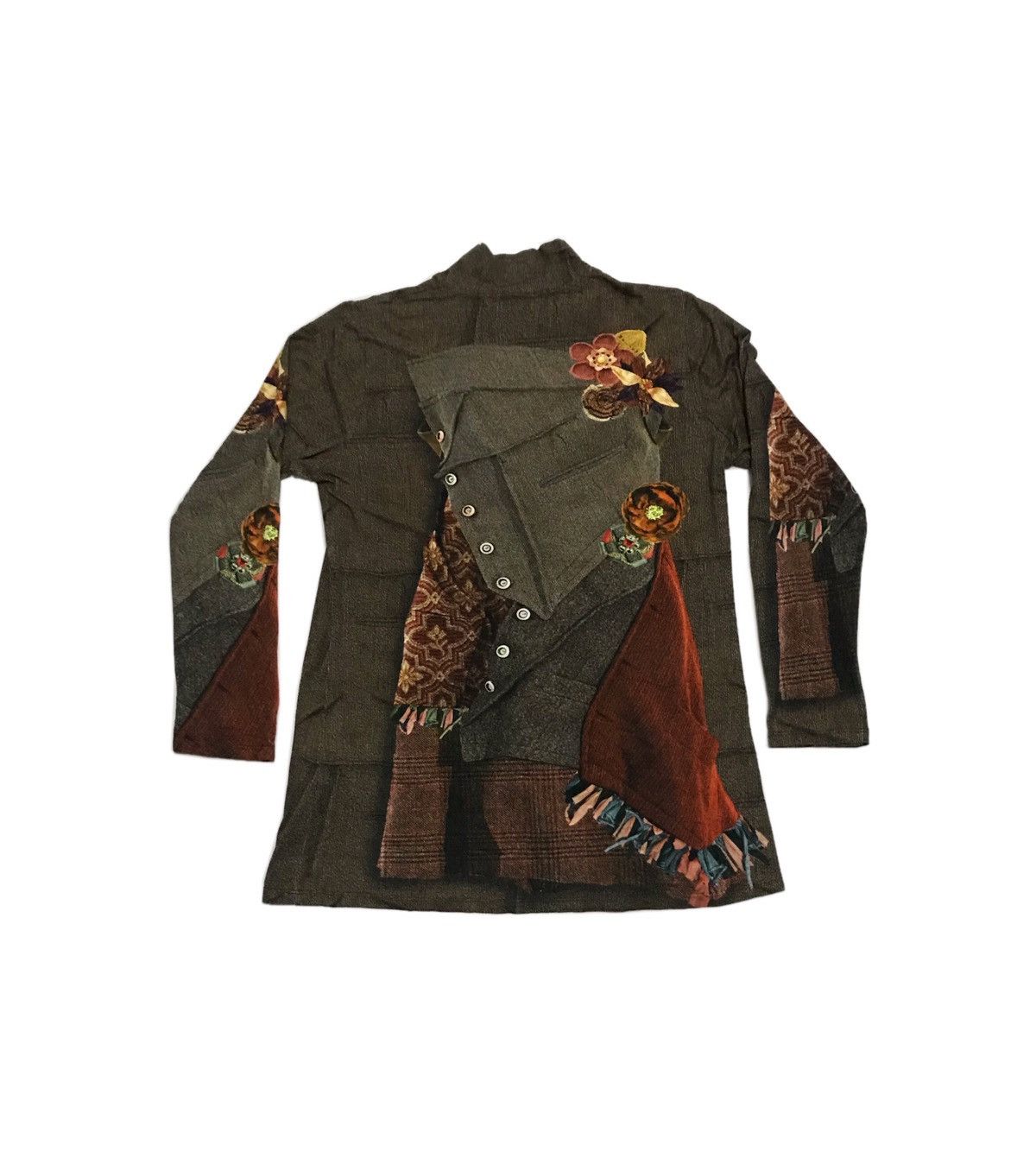 Art Comes First Paola Davoli Stretchable Long Sleeve with Mock Neck Size US M / EU 48-50 / 2 - 1 Thumbnail
