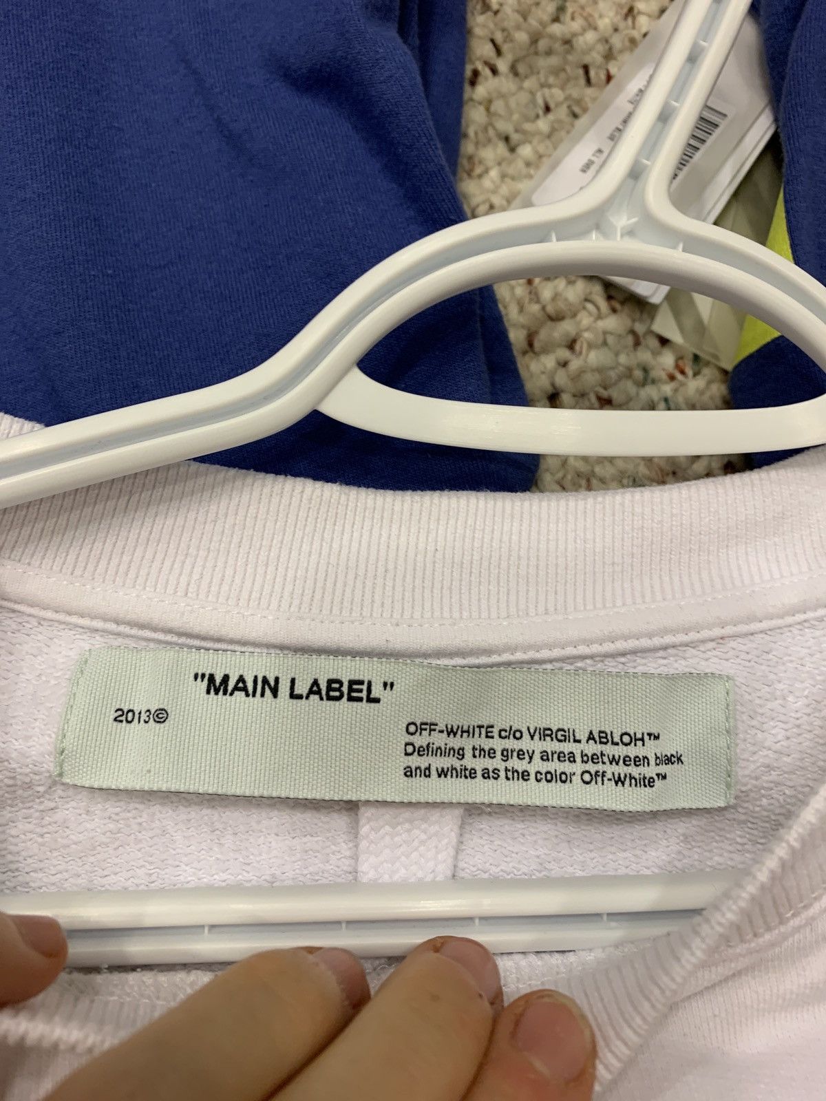 Off-White Off-White Tape Crewneck Size US M / EU 48-50 / 2 - 5 Thumbnail