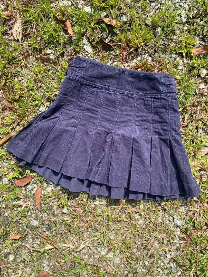 Lauren Ralph Lauren × Polo Ralph Lauren × RRL Ralph Lauren Polo Jeans Company Corduroy Skirt Size 26" / US 2 / IT 38 - 2 Thumbnail