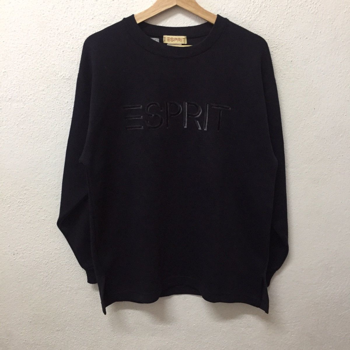 Espirit Sweatshirt Spellout Embroidery