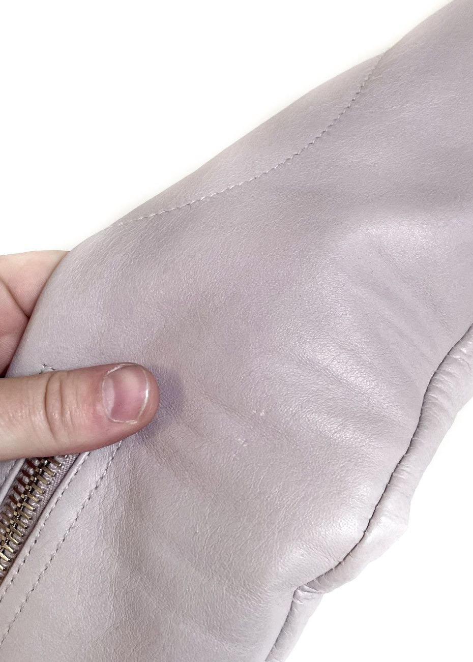 Balenciaga Balenciaga Lilac Biker Leather Jacket Size S / US 4 / IT 40 - 3 Thumbnail