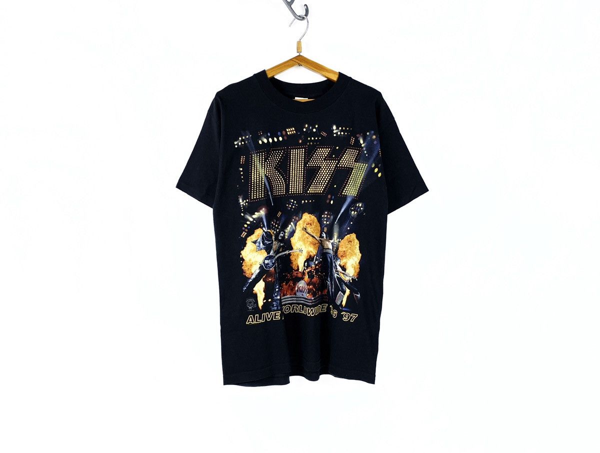 KISS × Vintage vintage KISS t shirt tour 1996 97 USA concert murina 90s Size US L / EU 52-54 / 3 - 1 Thumbnail