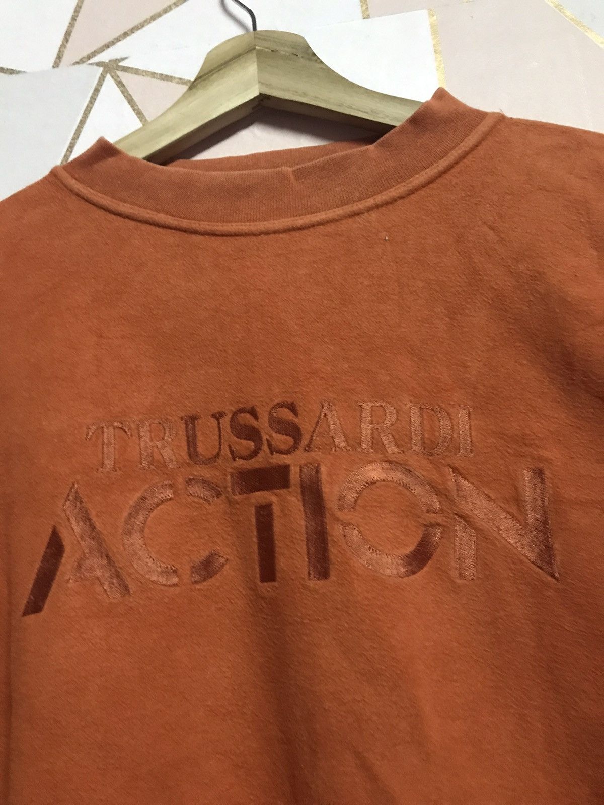 Trussardi Trussardi Sweatshirt Crewneck Pullover Size US L / EU 52-54 / 3 - 3 Thumbnail
