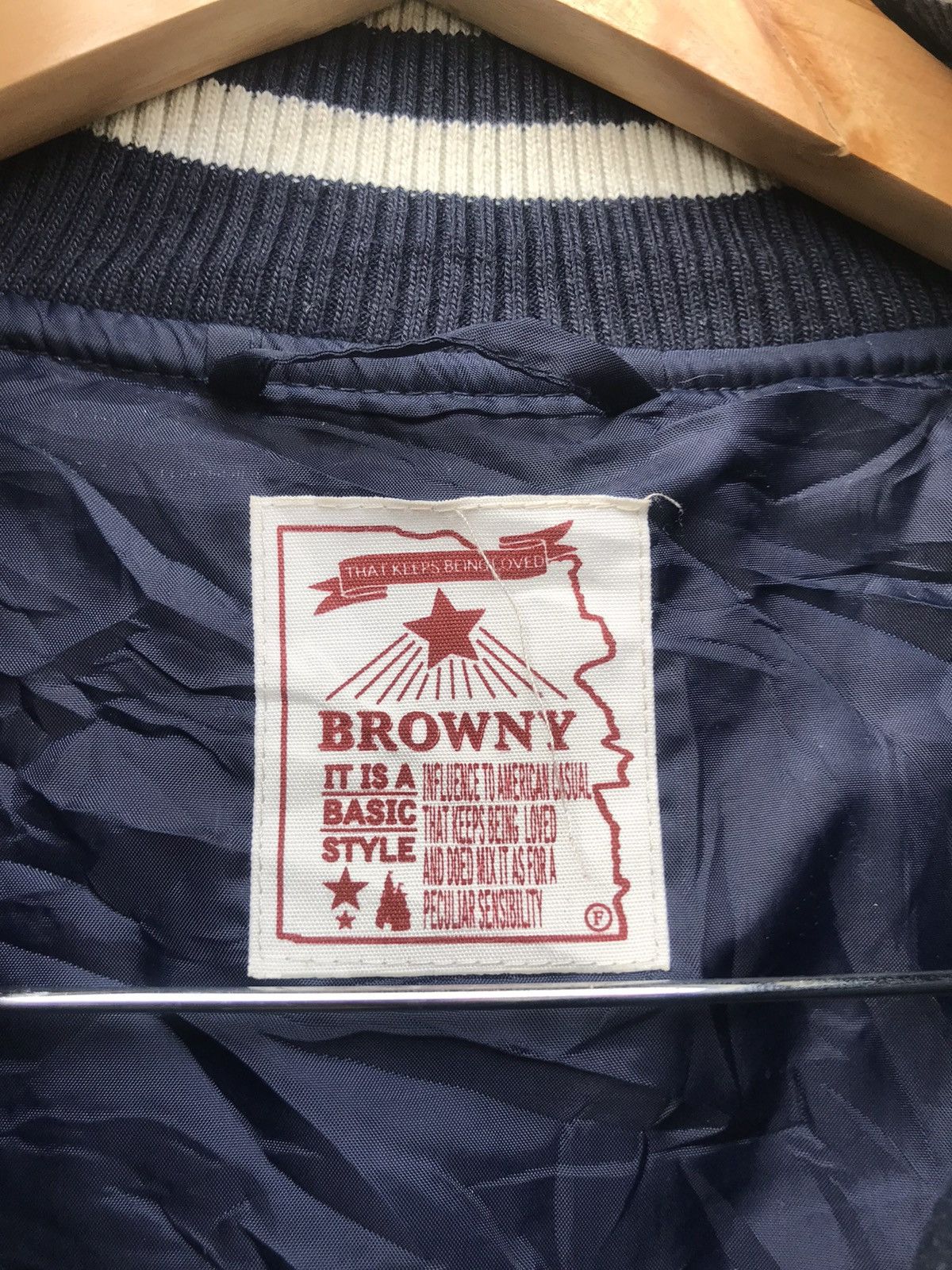 Japanese Brand ❗️Browny Wool Varsity Jacket❗️ Size US M / EU 48-50 / 2 - 8 Thumbnail