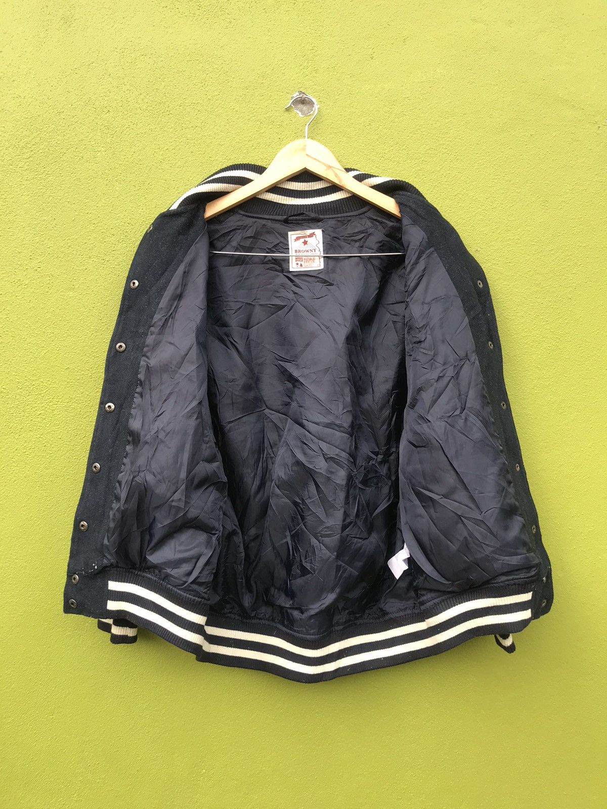 Japanese Brand ❗️Browny Wool Varsity Jacket❗️ Size US M / EU 48-50 / 2 - 3 Thumbnail