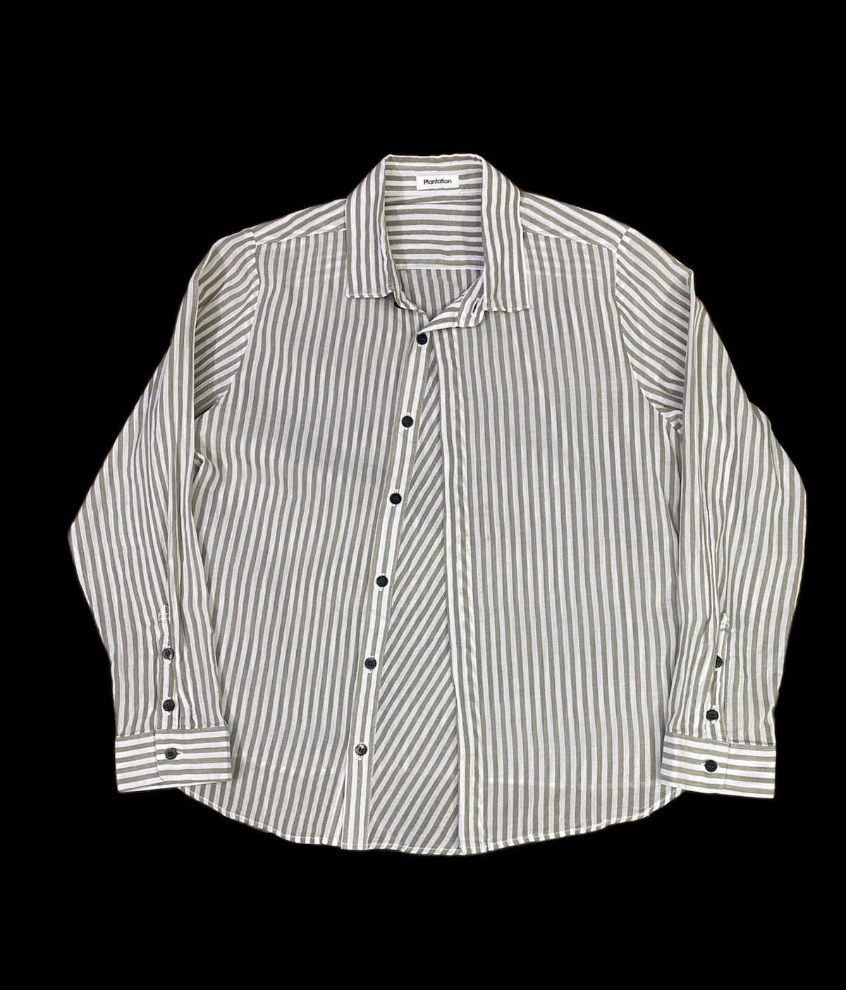 Issey Miyake Issey Miyake by Plantation Stripe Button Up Shirts Size US M / EU 48-50 / 2 - 1 Thumbnail