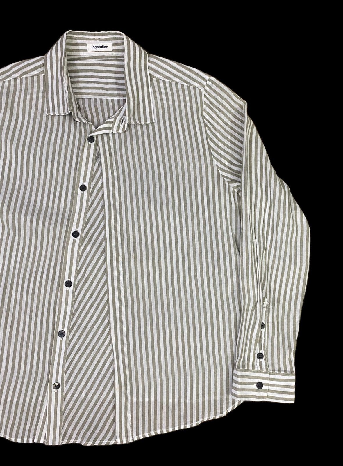 Issey Miyake Issey Miyake by Plantation Stripe Button Up Shirts Size US M / EU 48-50 / 2 - 3 Thumbnail