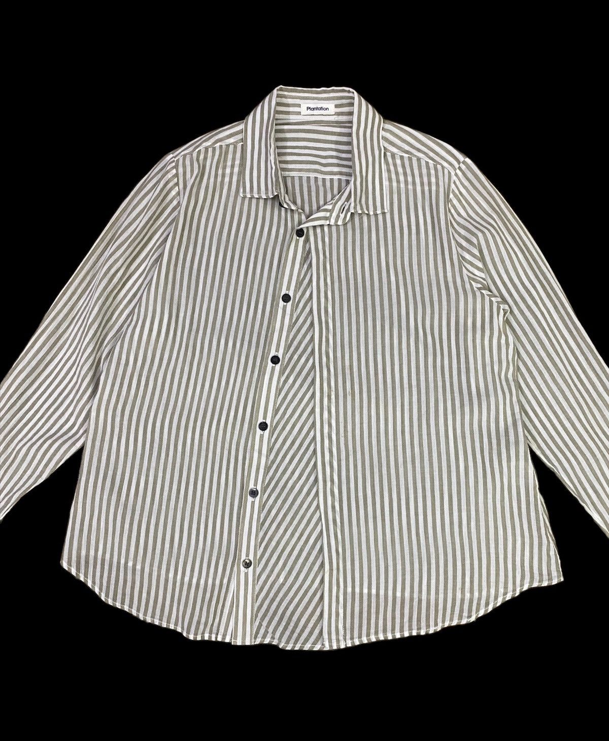 Issey Miyake Issey Miyake by Plantation Stripe Button Up Shirts Size US M / EU 48-50 / 2 - 4 Thumbnail