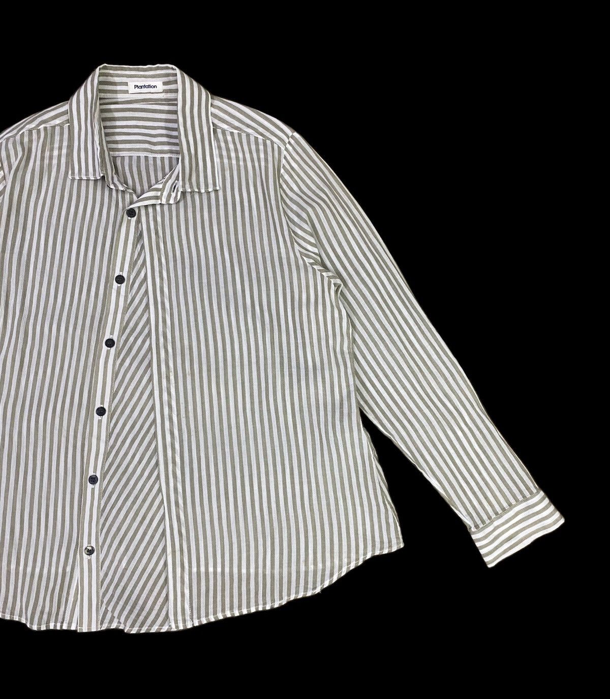 Issey Miyake Issey Miyake by Plantation Stripe Button Up Shirts Size US M / EU 48-50 / 2 - 5 Thumbnail