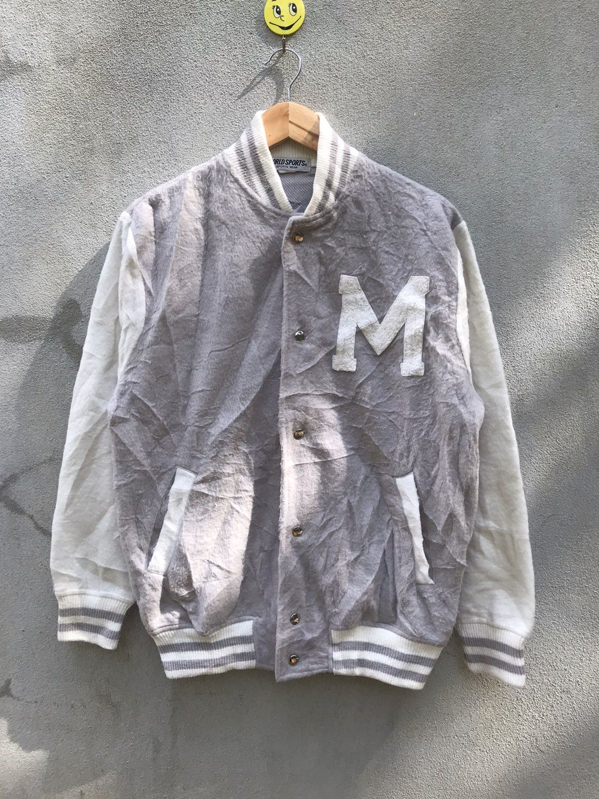 Japanese Brand × Vintage ❗️Vintage Varsity Fleece Jacket❗️ Size US M / EU 48-50 / 2 - 1 Thumbnail