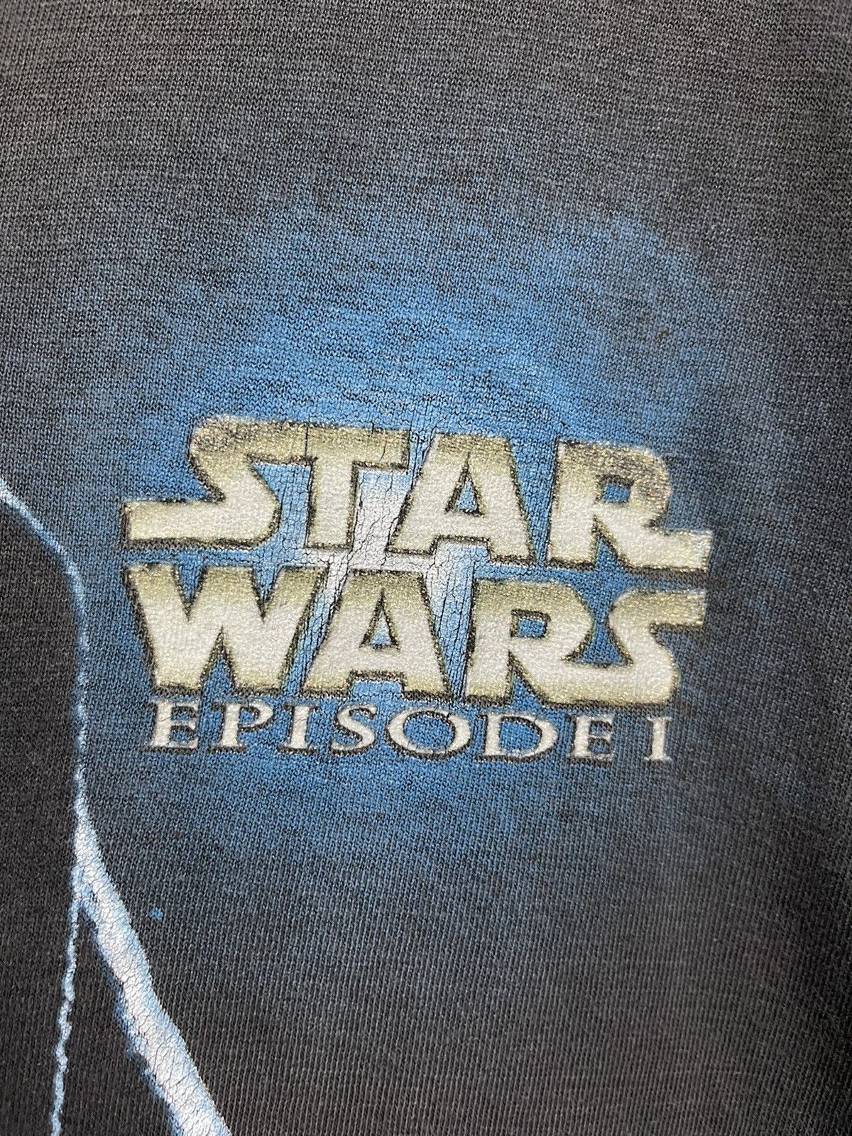 Star Wars Thrashed Vintage 90s Star Wars Jedi Vs Sith Sun Faded Tee Size US L / EU 52-54 / 3 - 5 Thumbnail