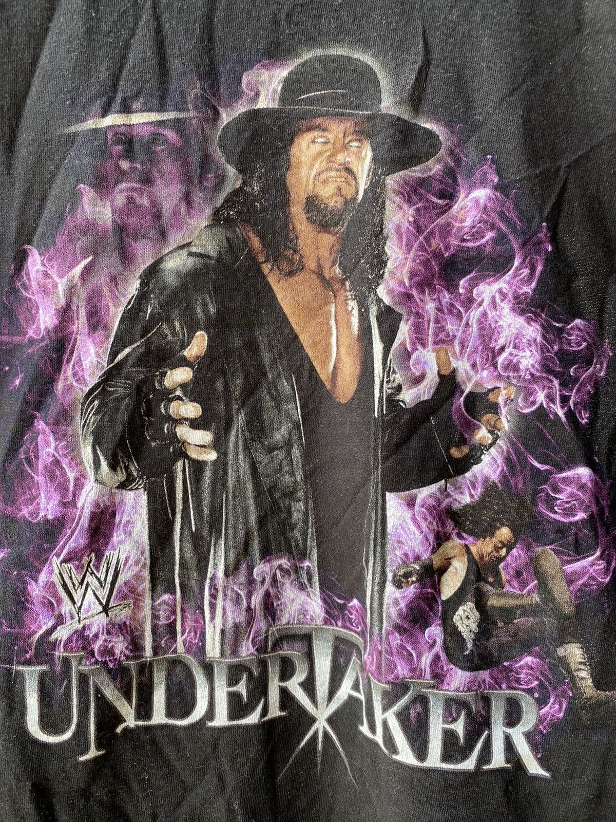 WWE × WWF ❗️WWE Under Taker Big Logo Tee❗️ Size US M / EU 48-50 / 2 - 3 Thumbnail