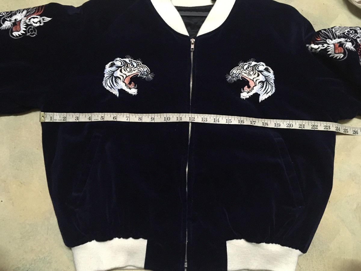 Japanese Brand Sukajan Bomber Jacket Dragon / Tiger Embroidery Size US M / EU 48-50 / 2 - 3 Thumbnail