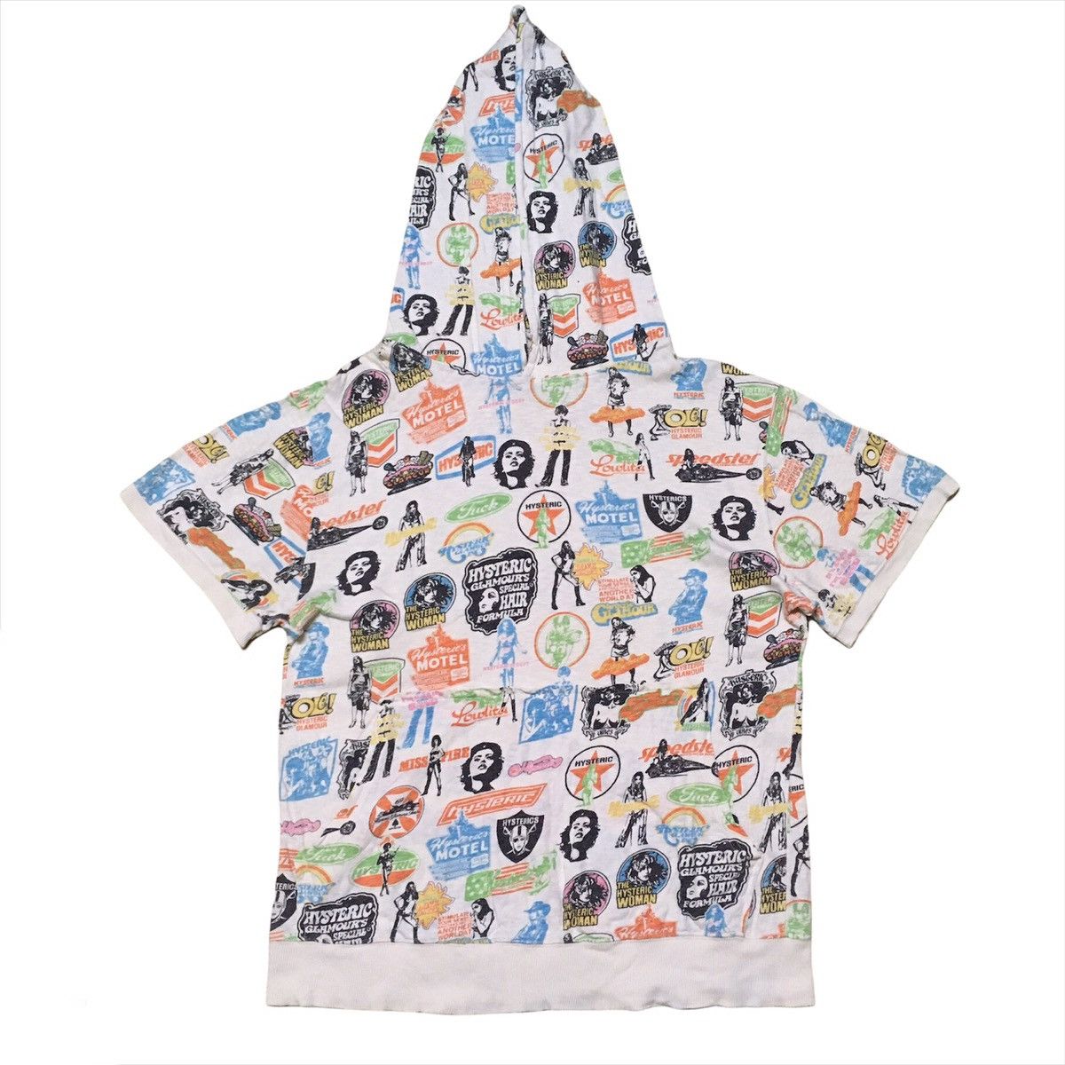 Hysteric Glamour RARE Design Hysteric Glamour Full Print Hoodie Size US S / EU 44-46 / 1 - 1 Thumbnail