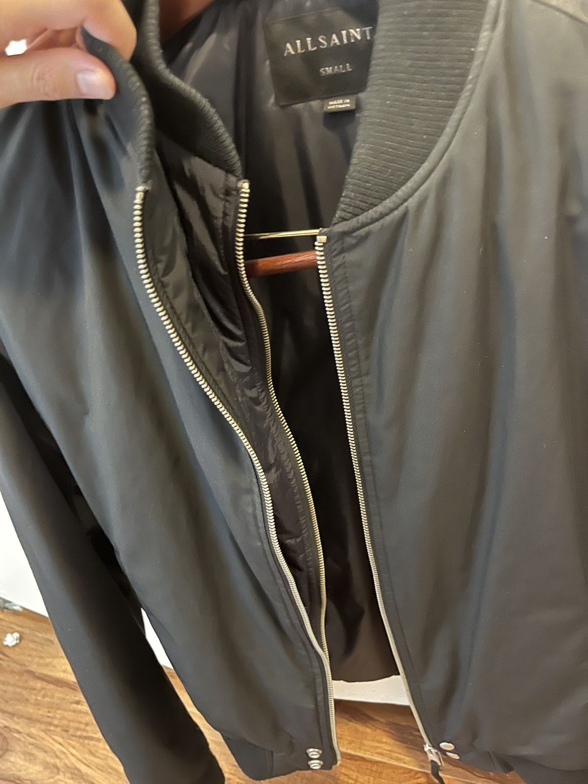 Allsaints Allsaints Double Zipper Padded Bomber Jacket - Small Size US S / EU 44-46 / 1 - 3 Thumbnail